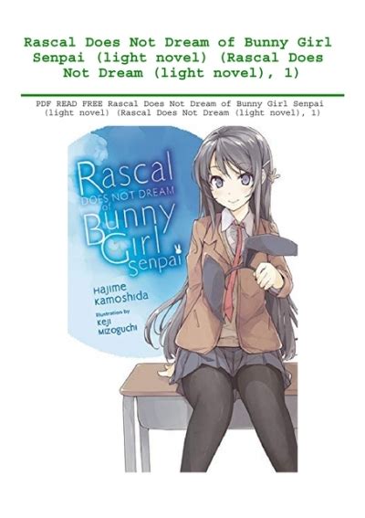 Type-<strong>Light Novel</strong>. . Bunny girl senpai light novel pdf